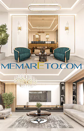طراحی نئوکلاسیک دکور و دیزاین داخلی در ساری