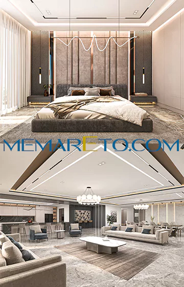 طراحی نئوکلاسیک دکور و دیزاین داخلی در ساری